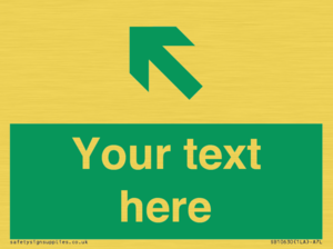 Custom Safe condition: Green Up left arrow